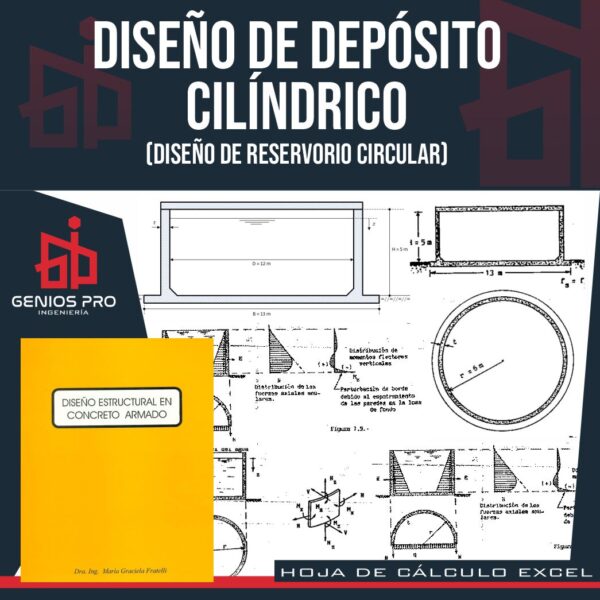 Diseño de Depósito Cilíndrico (Reservorio Circular)
