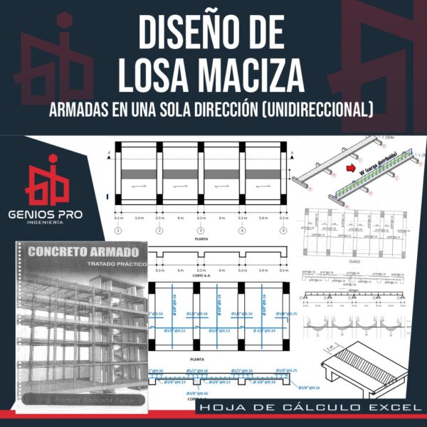 Diseño de Losa Maciza Armada en Una Dirección