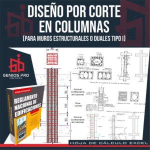 Diseño por Corte en Columnas para Muros Estructurales o Duales Tipo I