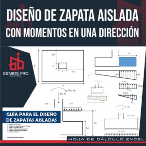 Diseño de Zapata Aislada con Momento en una Dirección