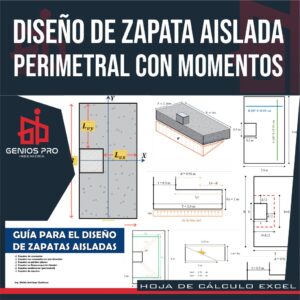 Diseño de Zapata Aislada Perimetral con Momentos