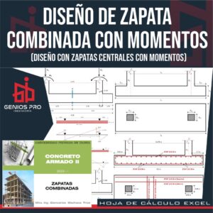 Diseño de Zapata Combinada con Momentos (Zapatas Centrales)