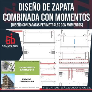 Diseño de Zapata Combinada con Momentos (Zapatas Perimetrales)